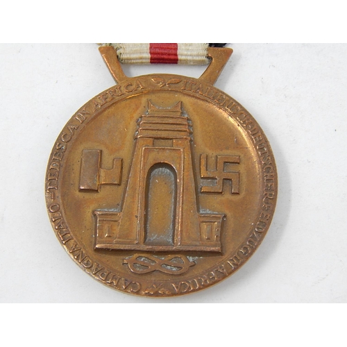 418 - German Afrika Corps Medal & Ribbon