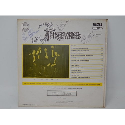 420 - L.P: Threewheel: Signed by all the band members.