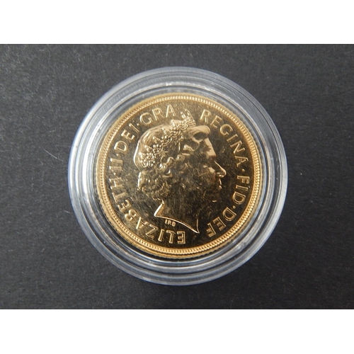 612 - Elizabeth II Sovereign 2005, brilliant, about as struck