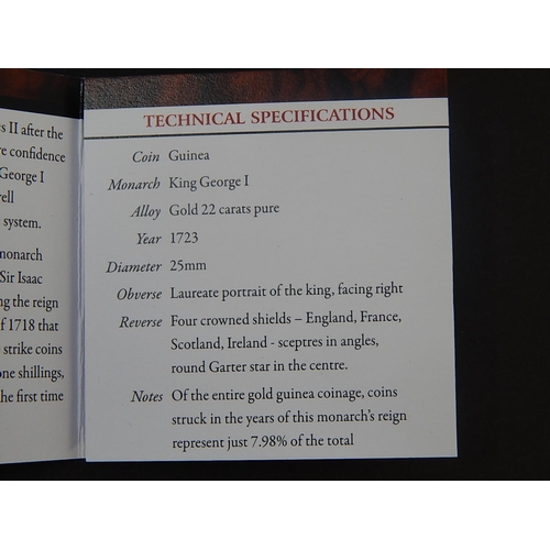 623 - George I Guinea  Fourth laur. head 1723 S.3631 Very Fine or better