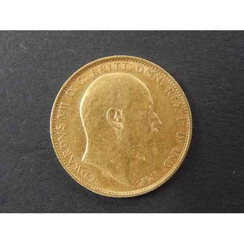 653 - Edward VII Sovereign dated 1905