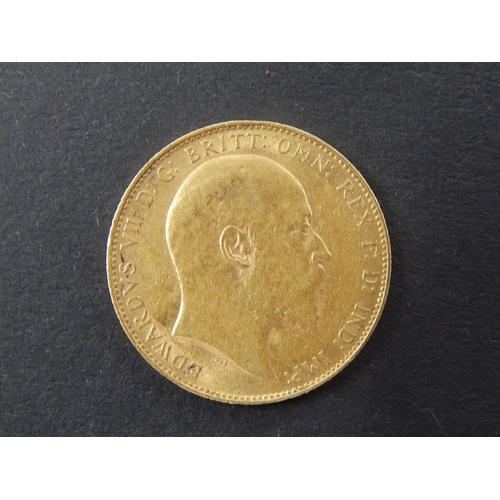 655 - Edward VII Sovereign dated 1910