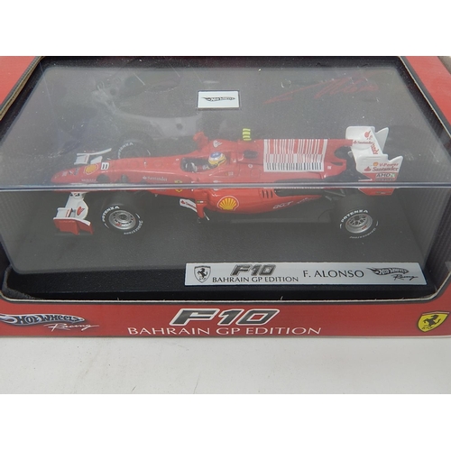 432 - 4 x Boxed Hot Wheels Ferrari Model Racing Cars.