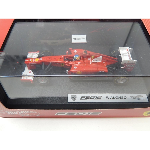 432 - 4 x Boxed Hot Wheels Ferrari Model Racing Cars.