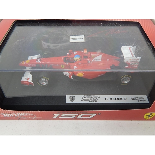 432 - 4 x Boxed Hot Wheels Ferrari Model Racing Cars.