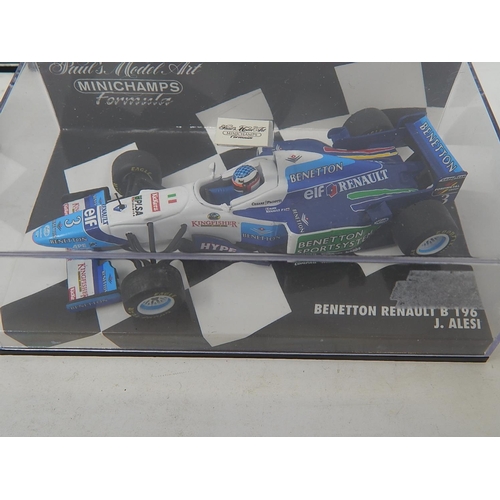 435 - 6 x Maclaren & Pauls Model Art Minichamps Model Racing Cars. Boxed.