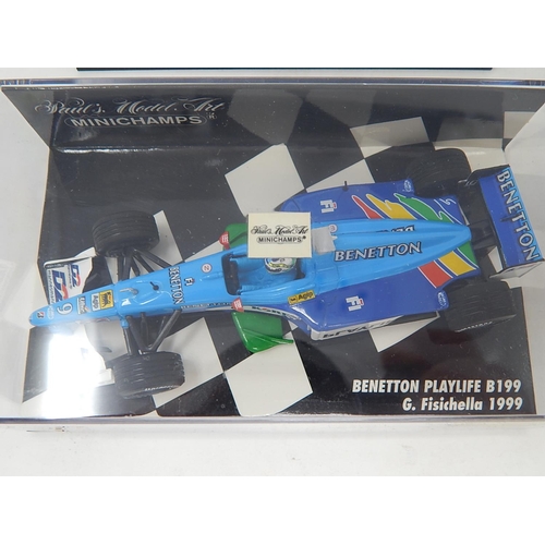 436 - 6 x Maclaren & Pauls Model Art Minichamps Model Racing Cars. Boxed.