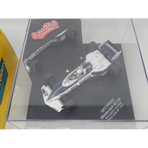 437 - 5 x Model Racing Cars. Boxed.