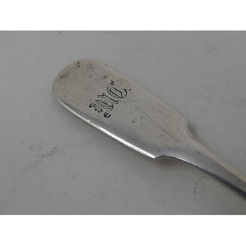 55 - Russian Silver Spoon Hallmarked 84. Dated 1870. Length 13.2cm