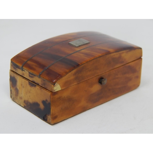 445 - 19th Century Tortoiseshell Snuff Box