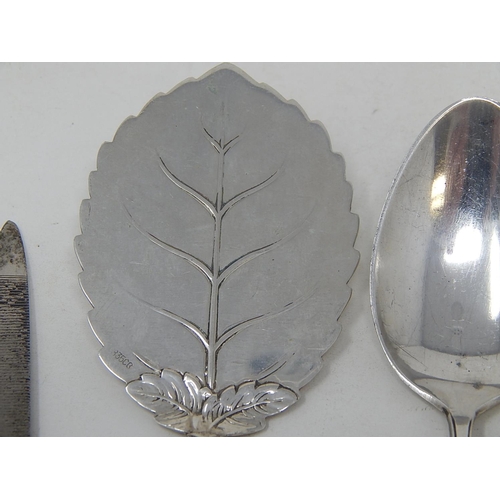 62 - Mixed Hallmarked Silver & Silver Mounted Items.