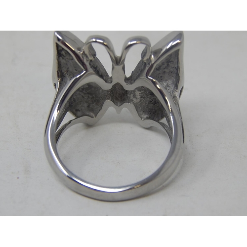 169 - Hallmarked 925 Sterling Silver Dress Ring. Size P.