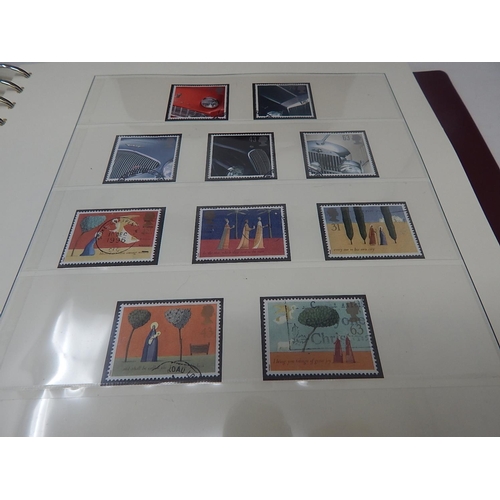 501 - GB Collection of Stamps 1996-2001 complete including miniature sheets housed in a Red de-luxe Lindne... 