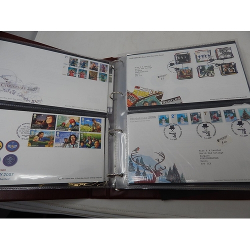 510 - Collection of 38 First Day Covers mainly miniature sheets dated 2004-2007 housed in a de-luxe album:... 