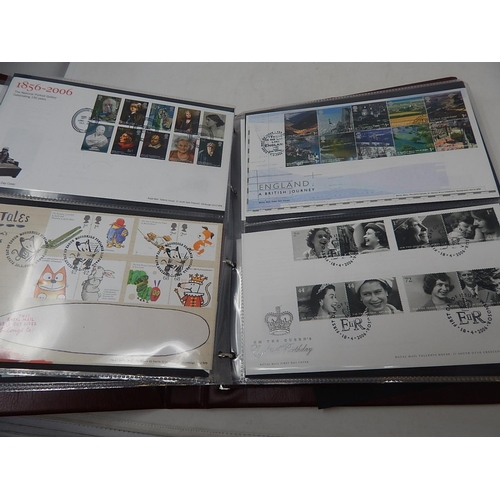 510 - Collection of 38 First Day Covers mainly miniature sheets dated 2004-2007 housed in a de-luxe album:... 