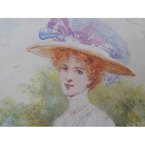 514 - A Superb Watercolour drawing by GEORGE HENRY EDWARDS (R.A) Royal Academy Artist HAND ILLUSTRATED 191... 