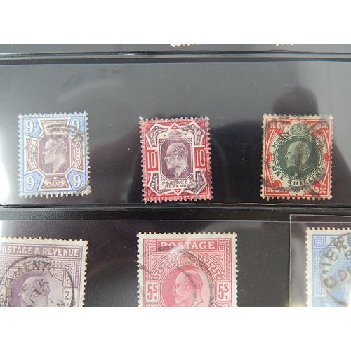 517 - Edward VII 1902 & 1913 Full Set includes high values to £1, used, light cancels.