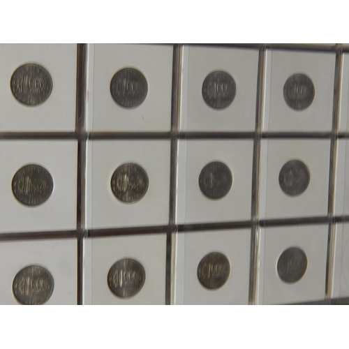 659 - Metal Deed Box of Coins together with two folders of coins.