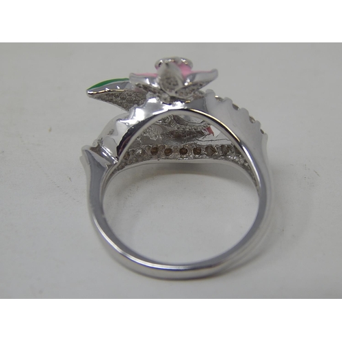 171 - Hallmarked 925 Sterling Silver Dress Ring. Size O