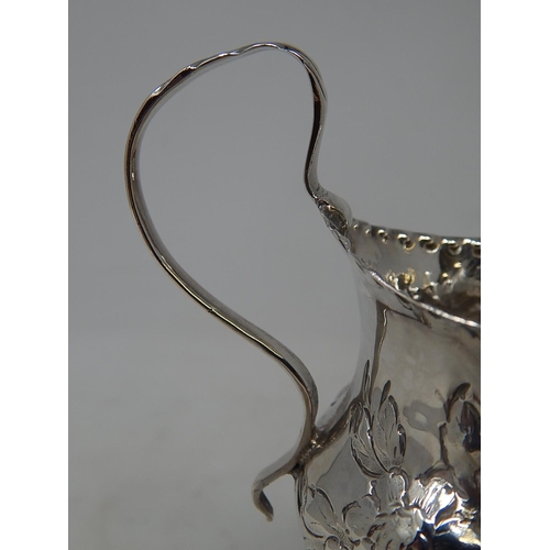 76 - 18th Century Silver Cream Jug: Hallmarked London 1787. Weight 82g