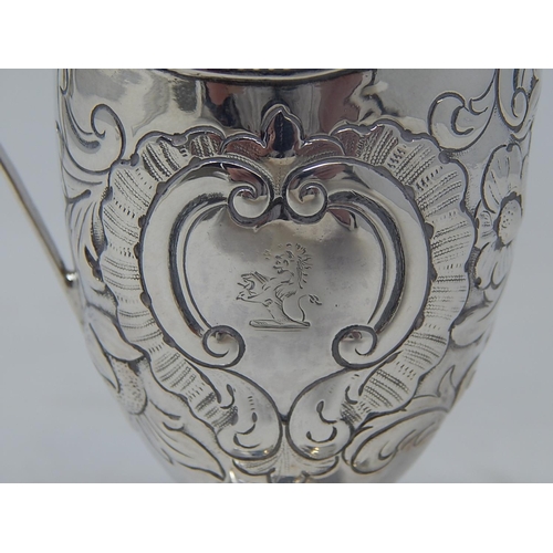 77 - George III Silver Cream Jug: Hallmarked London 1813 by S.A: Weight 78g