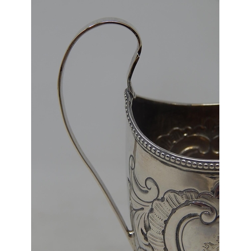 77 - George III Silver Cream Jug: Hallmarked London 1813 by S.A: Weight 78g