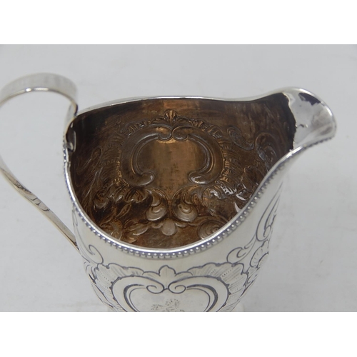 77 - George III Silver Cream Jug: Hallmarked London 1813 by S.A: Weight 78g