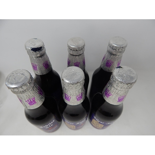 469 - 6 Bottles of Unopened 1977 Queen Elizabeth II Silver Jubilee Ale by Courage.