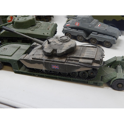 467 - CORGI & MECCANO Military models of tanks etc