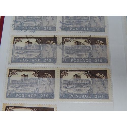 521 - STAMPS: Comprehensive Album including: 73 x SG528: 11d Brown/Purple Definitive + 1958 Castles, High ... 