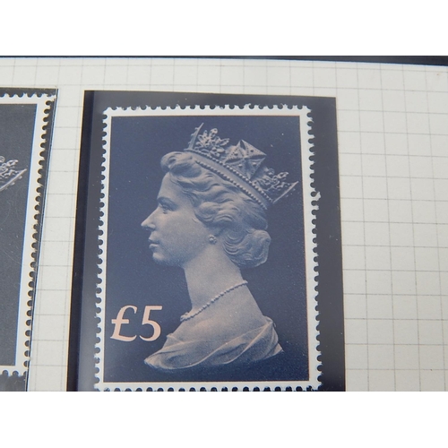 524 - STAMPS: Castles: £5: £2: £1.50: £1 + £1.41: £1.50: £5