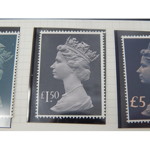 524 - STAMPS: Castles: £5: £2: £1.50: £1 + £1.41: £1.50: £5