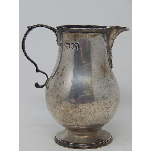 91 - Antique Silver Sparrow Beak Cream Jug: Hallmarked London 1916 by Goldsmiths & Silversmiths Co: Heigh... 