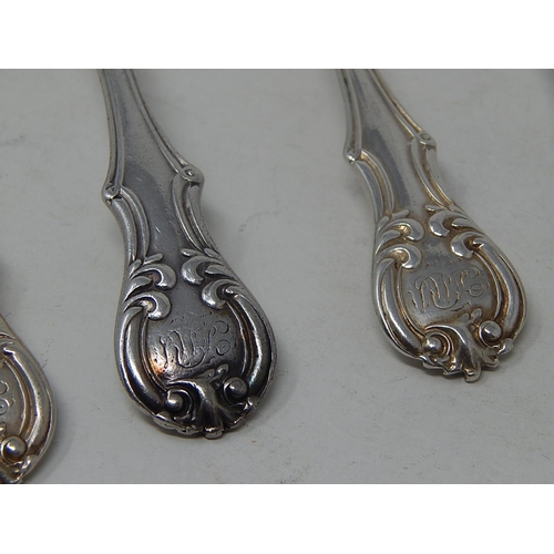 94 - Set of Four Victorian Silver Spoons: Hallmarked London 1845 by Hayne & Carter: Weight 138g