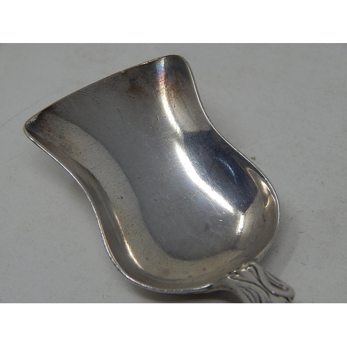 96 - Victorian Silver Caddy Spoon: Hallmarked London 1846 by Charles Lias: Length 14.5cm