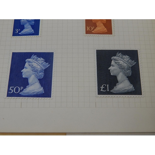 526 - STAMPS: Unused including 5 x High Value etc on Two Sheets