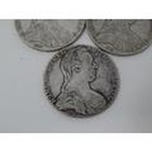 696 - 7 x Maria Theresia Silver Coins dated 1780