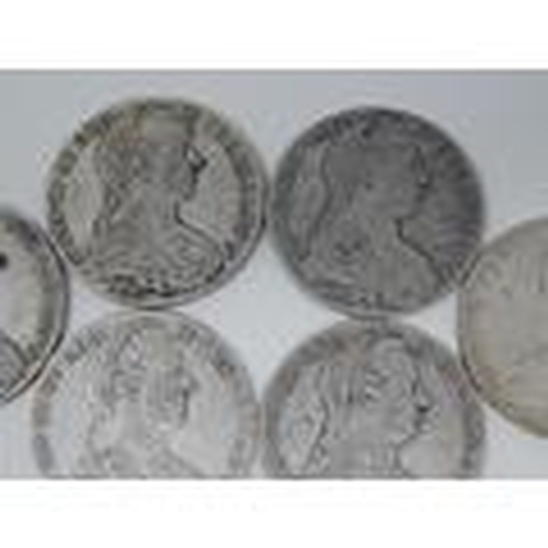 696 - 7 x Maria Theresia Silver Coins dated 1780