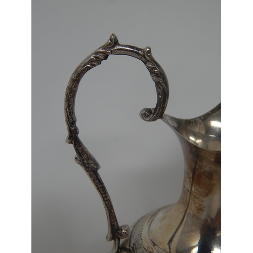 11 - Hallmarked 800 Standard Silver Jug: Height 18cm