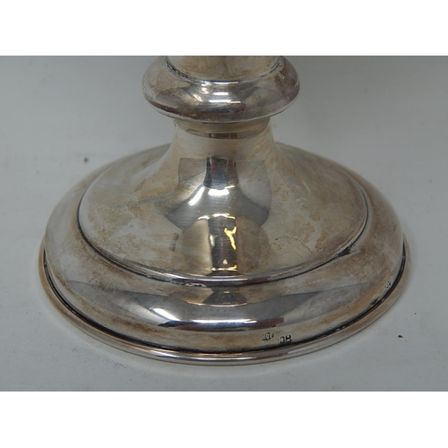 11 - Hallmarked 800 Standard Silver Jug: Height 18cm