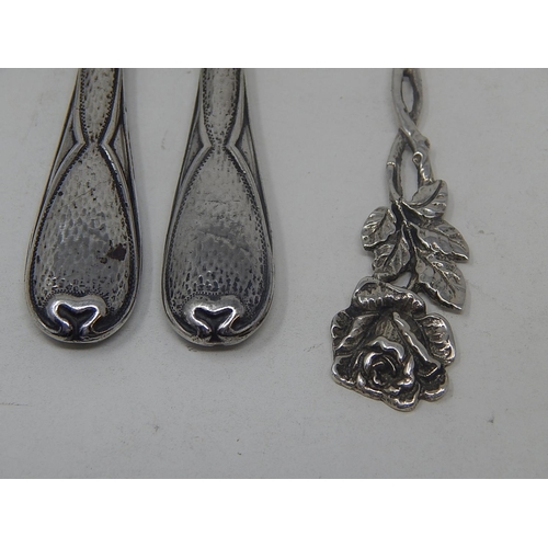 36 - Mixed Hallmarked Silver & Silver Mounted Items.