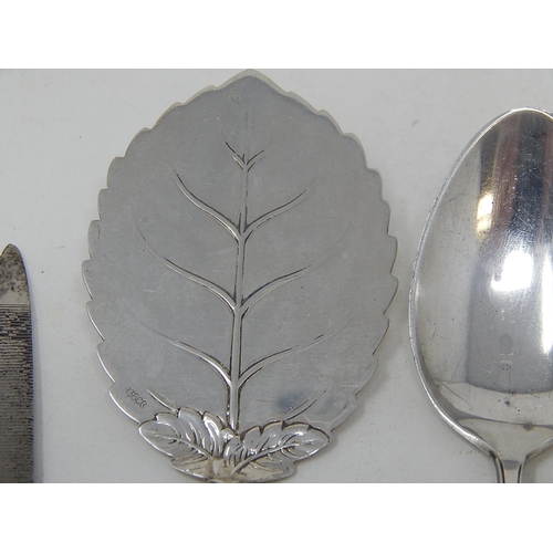 36 - Mixed Hallmarked Silver & Silver Mounted Items.