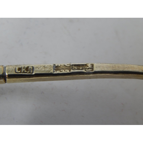 40 - RUSSIAN SILVER: Set of Twelve 19th Century Russian Niello Spoons Hallmarked 1877 by Stefan Kuzmich L... 