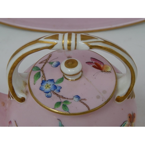 348 - Grainger Worcester Tea Set on Tray.