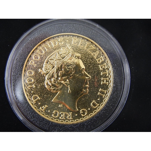 6 - 2016  Gold Britannia brilliant uncirculated cased