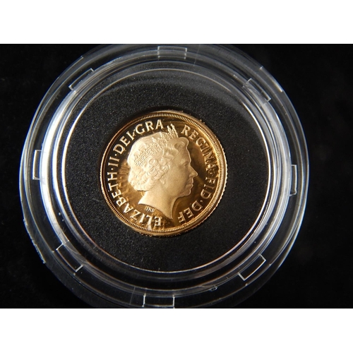 69 - 2009 Proof Quarter Sovereign cased practically as struck