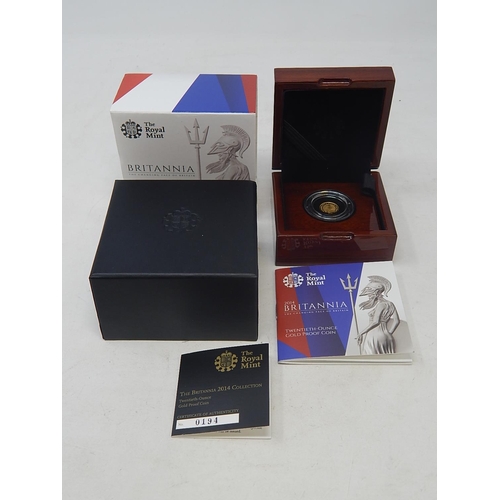 78 - 2014 Britannia weight 1.58g  .999 Gold