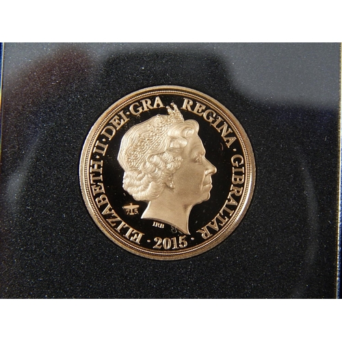 82 - Gibraltar 2016 Diana Battle of Britain 22ct Sovereign