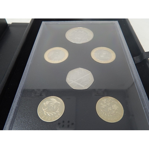 101 - 2014 UK Proof Coin Set Collector Edition (2 sets) practically as struck in original box with COA