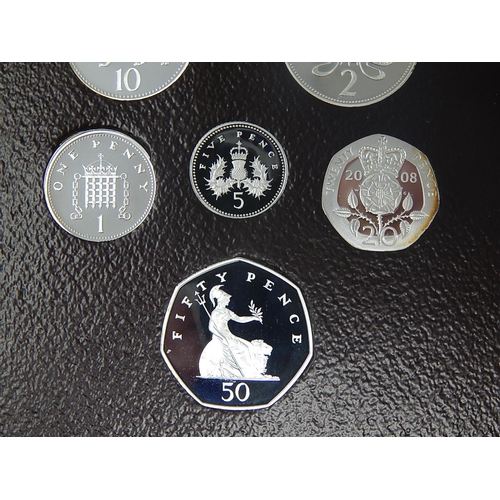 87 - 2008 Emblems of Britain UK Silver Proof Collection, as struck in original case with COA